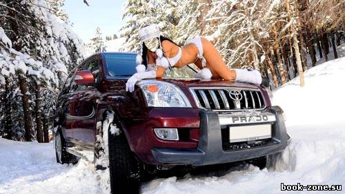 Женский шаблон для фотошопа - в зимнем лесу