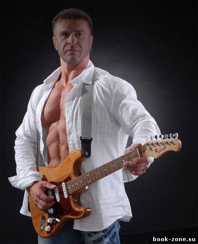 Шаблон для фотошопа мужской - гитарист