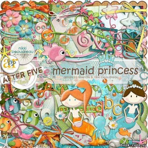 Яркий морской скрап - Mermaid Princess