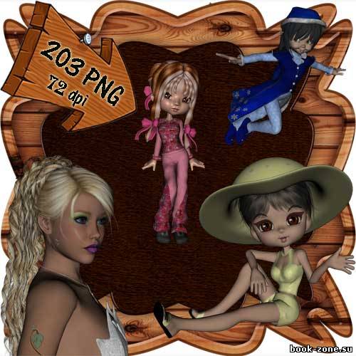 Скрап-набор - World of fairies and magics 8
