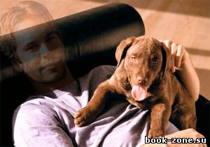 Шаблон для photoshop - Мужчина с милой собакой