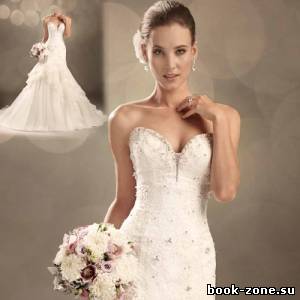 Женский шаблон - Красивая невеста в свадебном платье