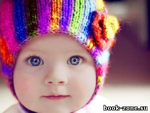 Шаблон для photoshop - Миленькая малышка в радужной шапочке