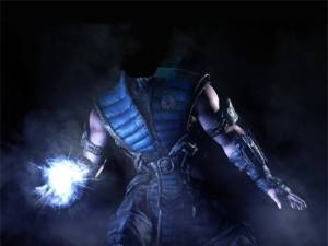 Шаблон для Photoshop - Sub_zero из mortal kombat